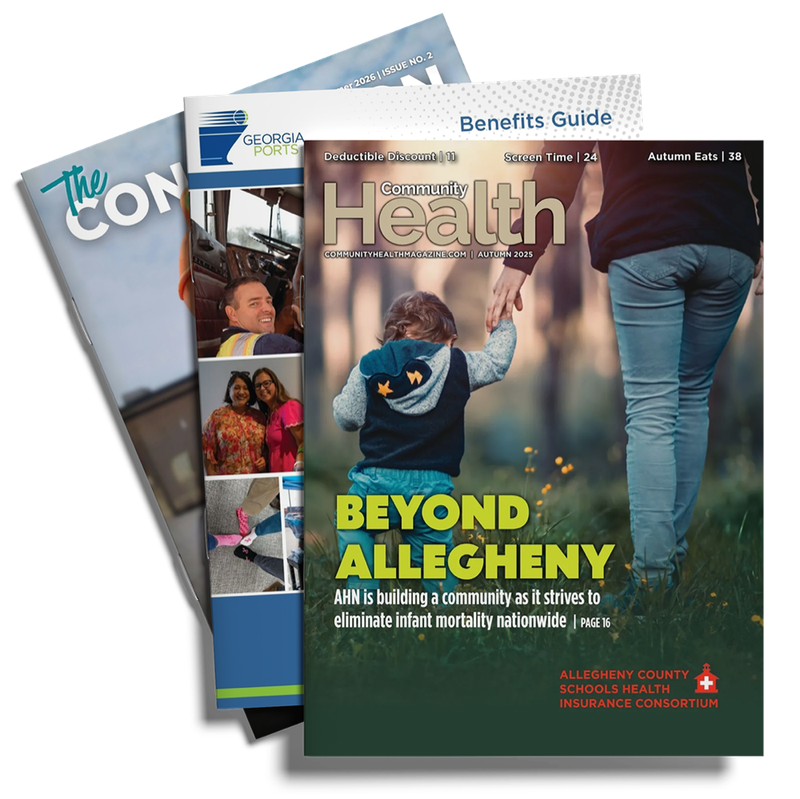 Custom client magazines and benefits guides